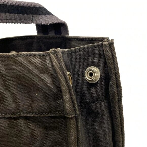 Auth HERMES Fourre Tout Tote PM - Black Canvas Tote Bag - Picture 9 of 11
